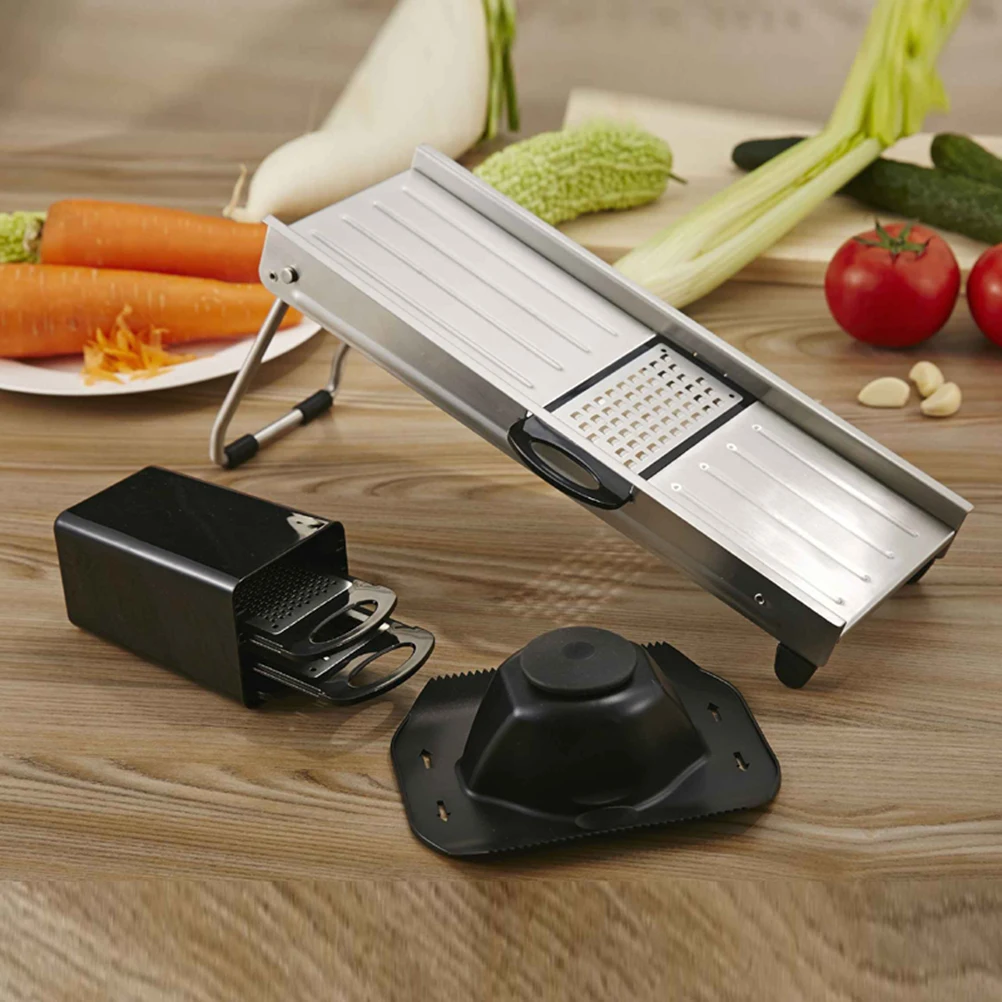 

1pc Mandoline Slicer Effortless Adjustable Safe Carrot Slicer Cheese Slicer Vegetable Cutter for Restaurant Home