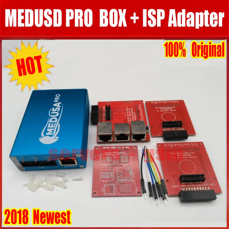 Медуза PRO Box Медуза коробка+ ISP 3 в адаптер+ JTAG зажим MMC для LG для samsung для huawei с Оптимусом кабель