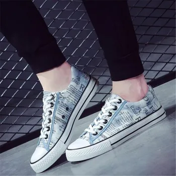 

ELGEER New designer high-top canvas shoes men anime tide shoes breathable casual fashion non-slip sneakers men's shoes