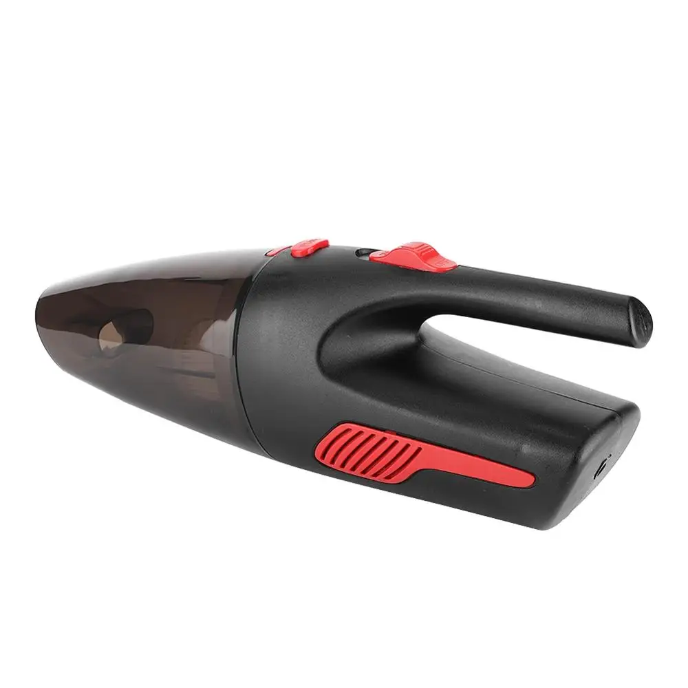 

120W 4000pa Mini Wireless Car Vacuum Cleaner Rechargeable Wet Dry Dual-use Dust Catcher US Plug USB rechargeable battery