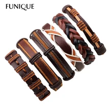

Punk Genuine Leather Bracelets Set For Men Scripture Bracelet & Bangles Wrap Bracelets for Women Vintage Punk Casual Men Jewelry
