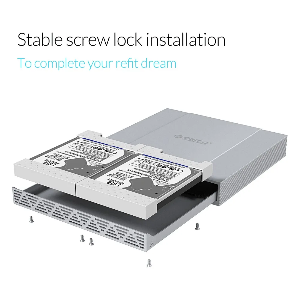 Чехол ORICO для жесткого диска 2*2 5 SATA на USB 3 1 10 Гбит/с|Корпус диска| |