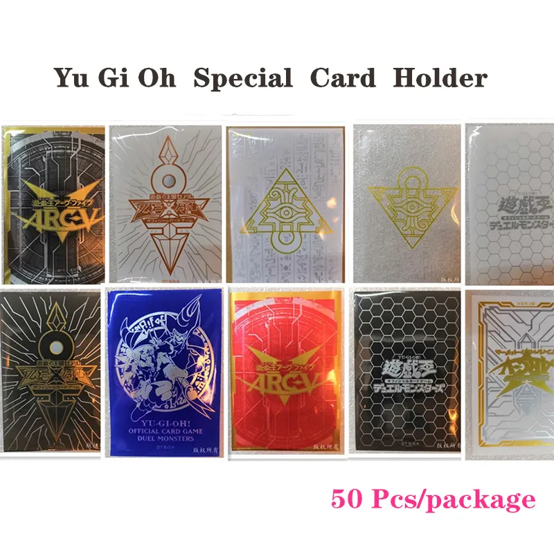 

50pcs/package Board Game Yu Gi Oh Card Professional Plastic Jacket Card Holder Variety of Colors Card Protector