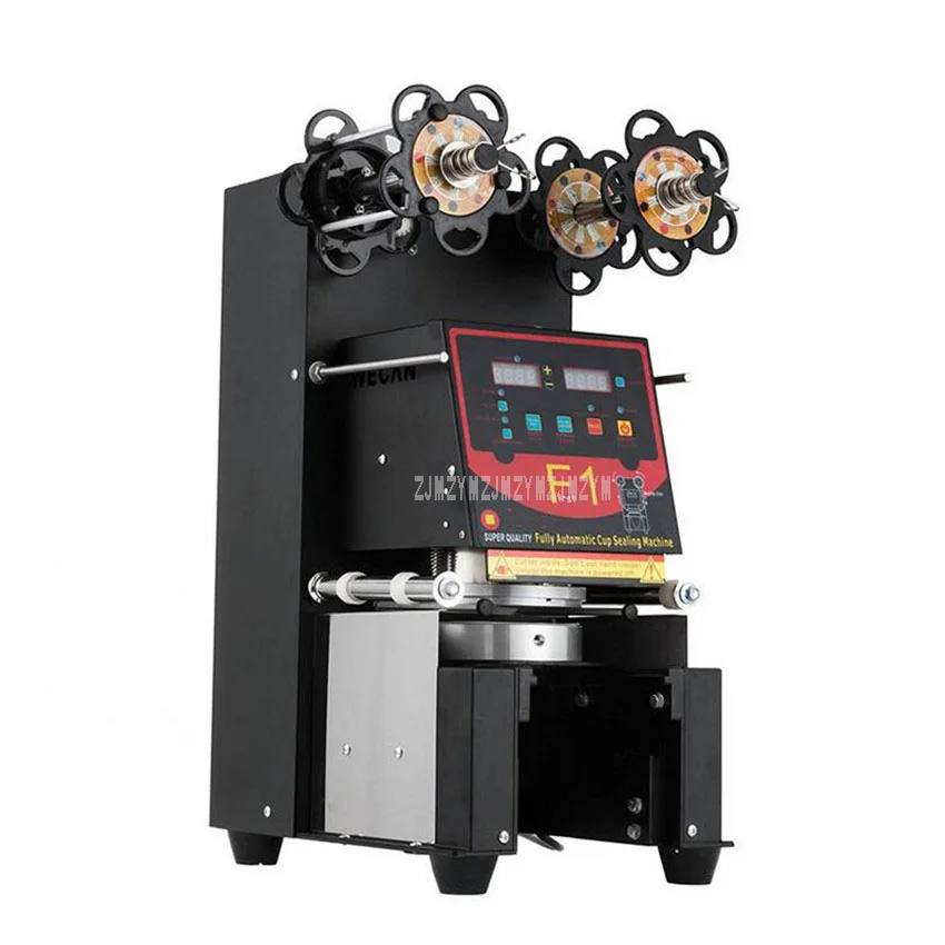 

Full Automatic Cup Sealing Machine Electric Sealing Machine For 90/95mm Plastic/PP Stand Cup Bubble Tea Coffee Single Cup Sealer