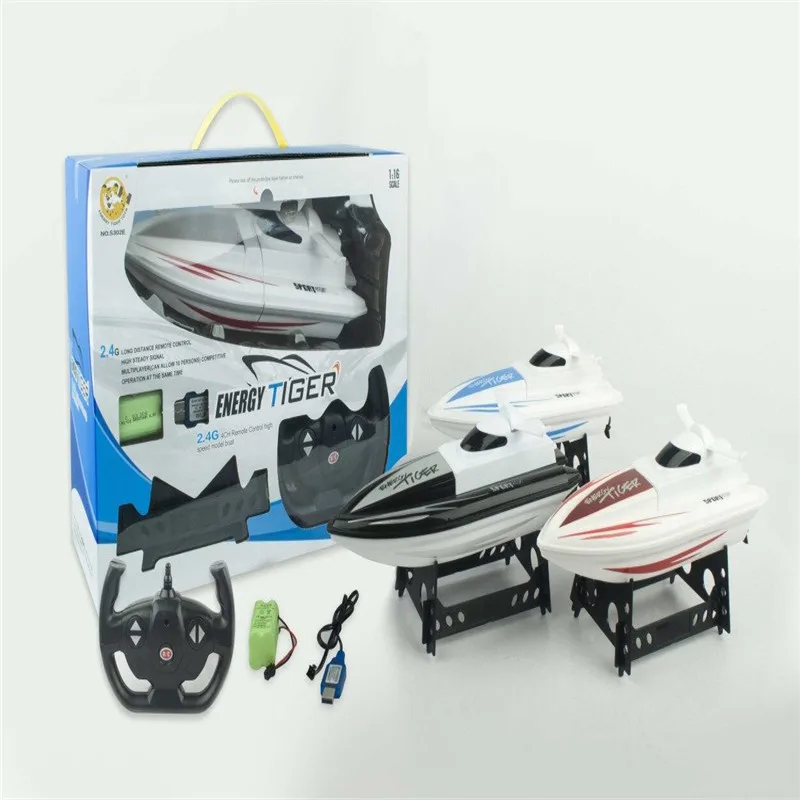 

RC Boat Plastic Hovercraft Hover Boat High Speed 2.4G Hz Racing Remote Control Boat Toy Gift For Children
