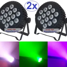 2xLot Горячая Led Par свет 14x15W RGBWA 5в1 плоский тонкий Alu. Par может светодиодный светильник сценический светильник, диско, диджейский освещение офиса