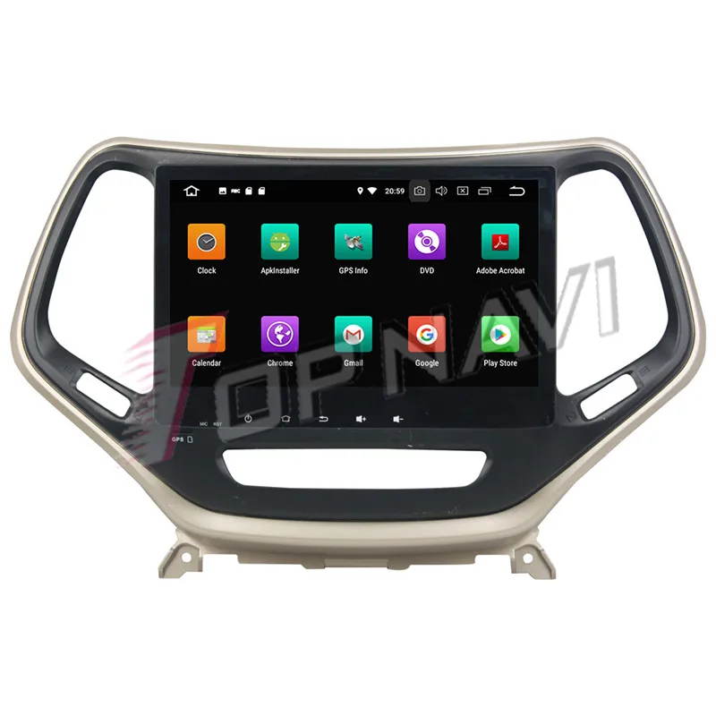 radio cradle android For Jeep Cherokee 2016-2017