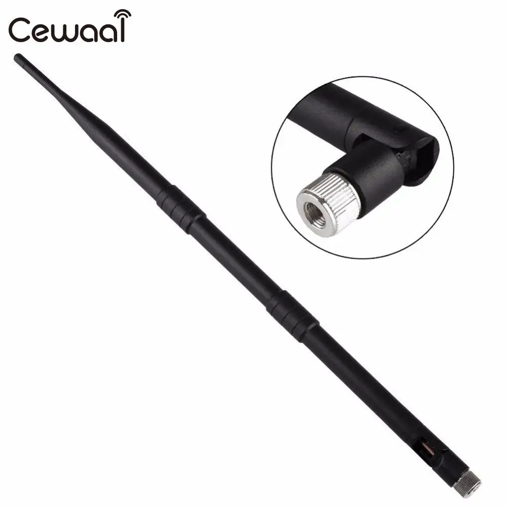 Cewaal Новый 2 4 ГГц RP-SMA мужской 16dBi WI-FI Booster Беспроводная всенаправленная антенна WLAN