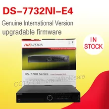 In stock Genuine international version DS-7732NI-E4 32 CH NVR kit 4SATA NO POE Third-party network cameras supported alarm