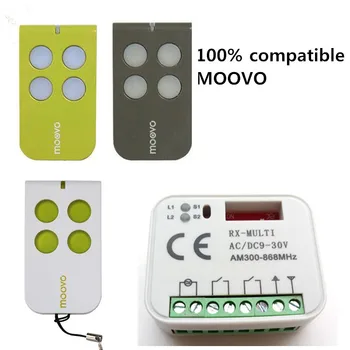 

Universal 2-ch receiver compatible with MOOVO MT4, MT4G, MT4V remote controls