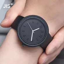 2017 Mode Relief Mignon Chaud Rose Noir PU En Cuir Quartz Montre-Bracelet Montre-Bracelet pour Femmes Hommes Étudiants