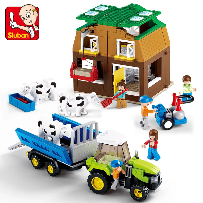 Sluban b0629. конструктор "школа и школьный автобус" sluban, 496 деталей. самосвал sluban m93-b9500. конструктор m38-b0808 пожарный 381 дет. детские конструкторы sluban.