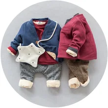 Printemps Hiver 2 Style Garçons Vêtements 3 Pièces Formelle Vêtements Ensembles De Mode Enfants Vêtements Garçons Vêtements Set Enfants Garçons Ensemble