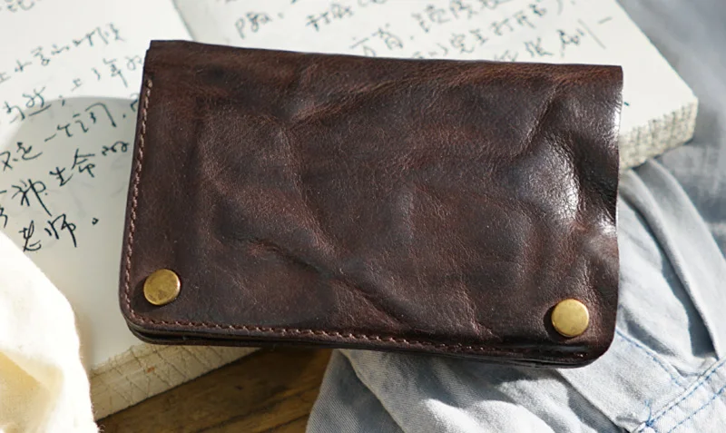 AETOO The original male money lady makes the old leather handmade leather, eighty percent off retro wallet, simple wallet