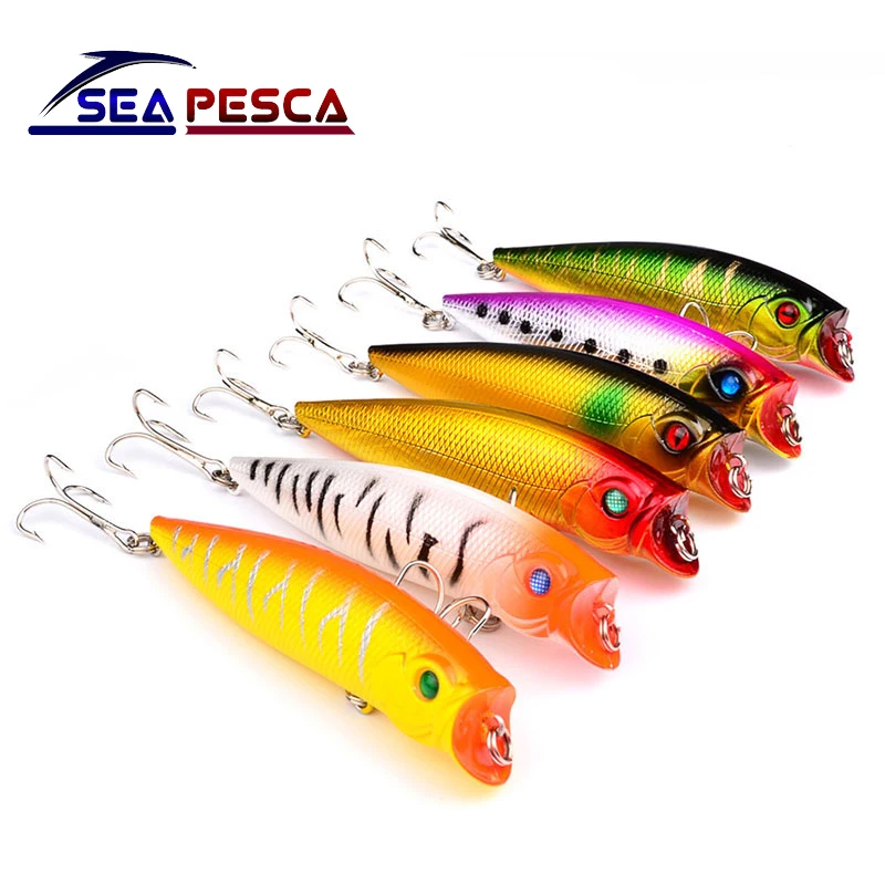 

9cm 11g Popper Fishing Lures Topwater Floating Artificial Hard Baits Fishing Tackle Minnow Crankbait Fishing Wobblers ZB9001