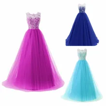

2018 Women Sweet Long Mesh / Lace Dress Sexy Sleeveless Floor Length Ball Gown Dresses For Evening Party Summer Natural Dress
