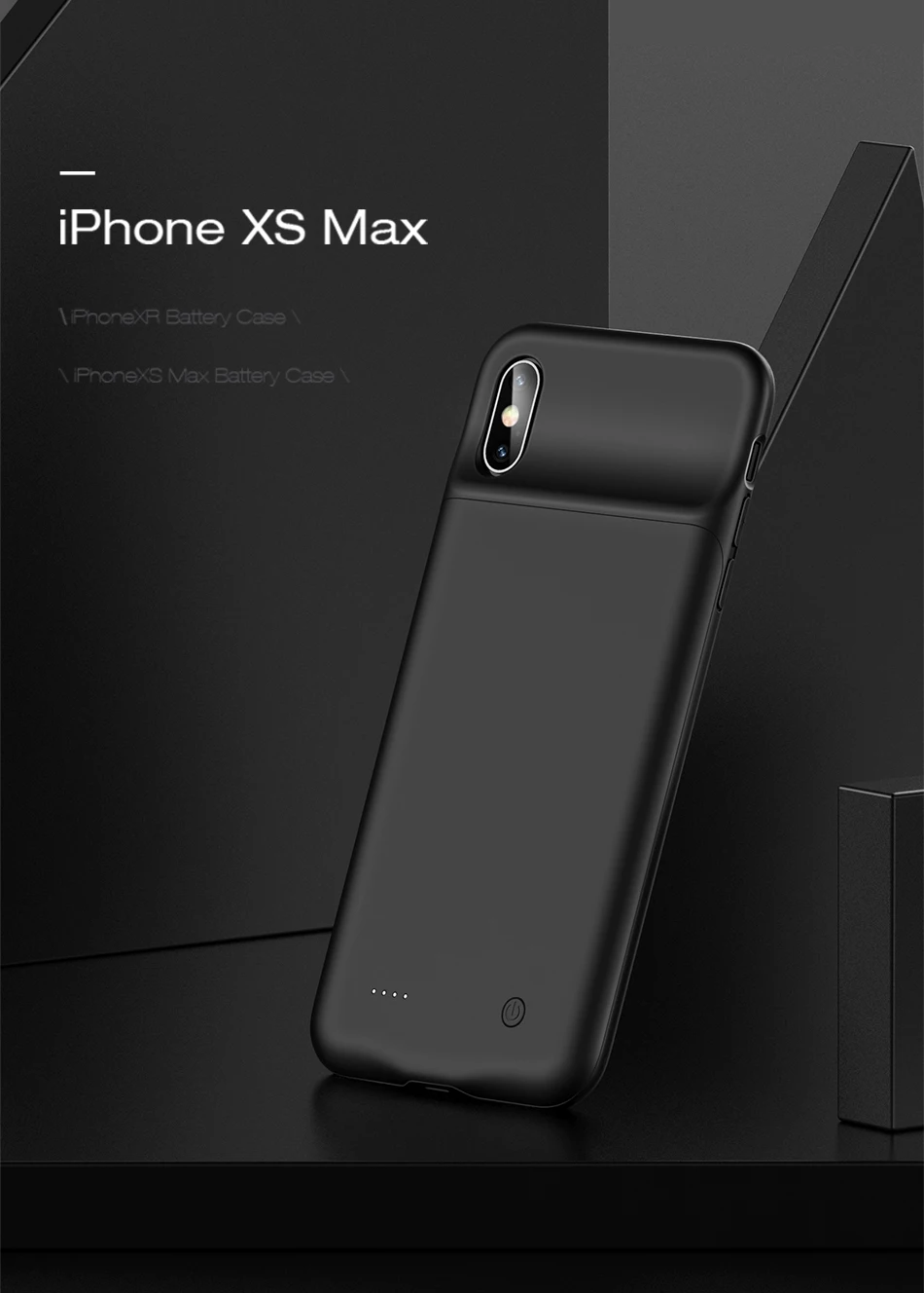 Чехол для аккумулятора для IPhone X Xr Xs Max 4000 mah внешний аккумулятор зарядное устройство чехол резервного питания Портативная зарядка чехол