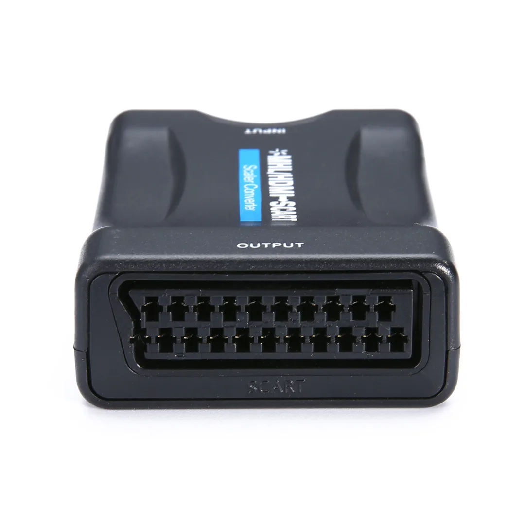  HDMI A SCART Video Audio di Alto Livello Convertitore AV Adattatore di Segnale HD Ricevitore TV STB