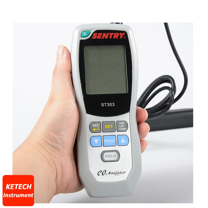 

USB Interface Software Carbon Dioxide Co2 Gas Analyzer Tester ST303