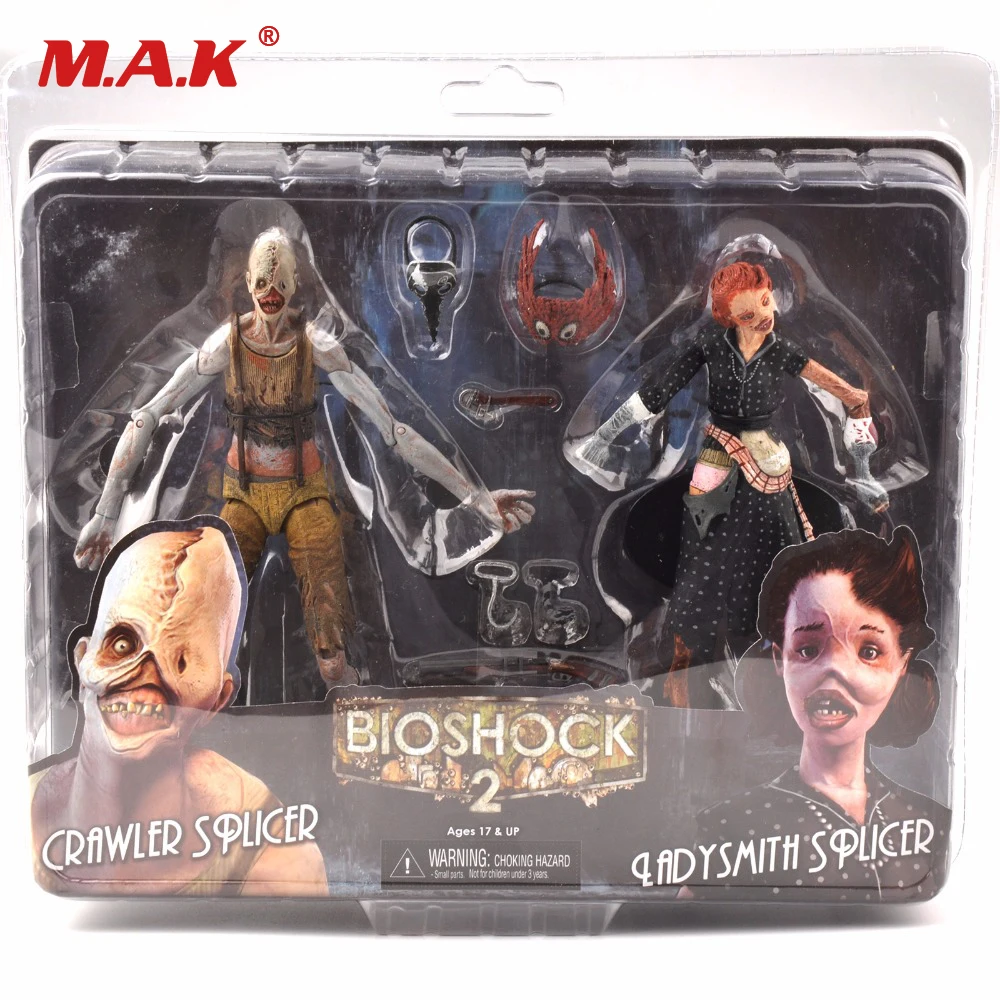 

7 Inches Bioshock Ladysmith and Crawler Action Figures Model 2 Figure Dolls Collection