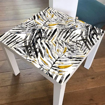 

Tropical Leaves Table Wall Stickers Home Decor Waterproof Self Adhesive Table Cover For Cafe Restaurant Removable Contact Paper