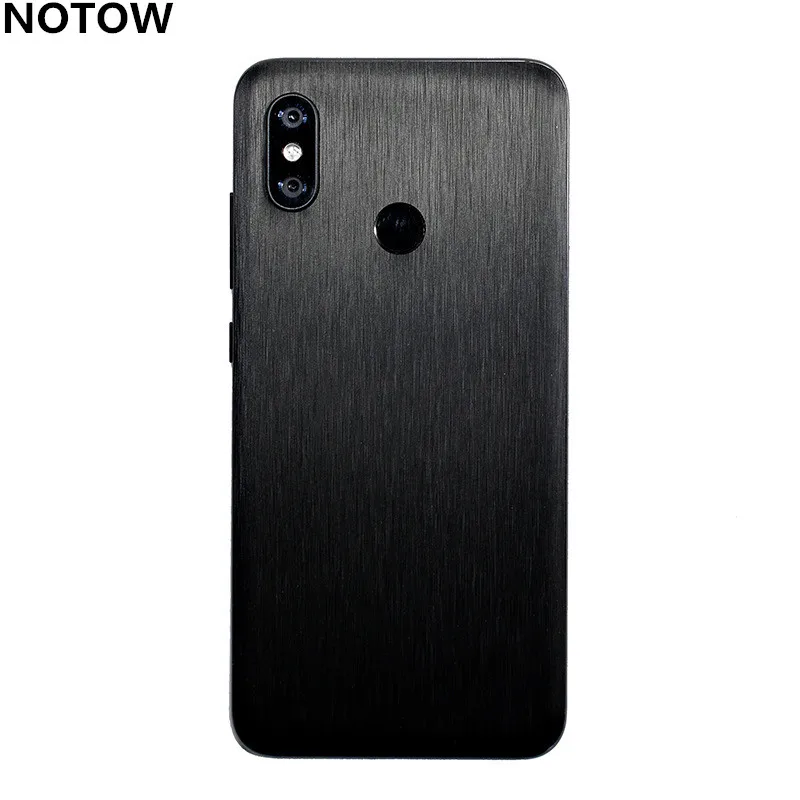 

NOTOW Fashion Matte Wire drawing PVC Sticker Wrap Skin Mobile Back Paste Protective Film For Xiaomi 8/8se/8lite/9/9se