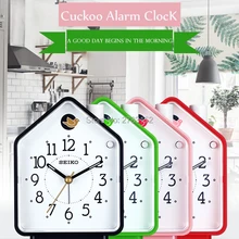 Креативные Часы-Будильник Cuckoo опционально 2 звуков птиц ночник и повтор, регулятор громкости, супер отключить Будильник для детей