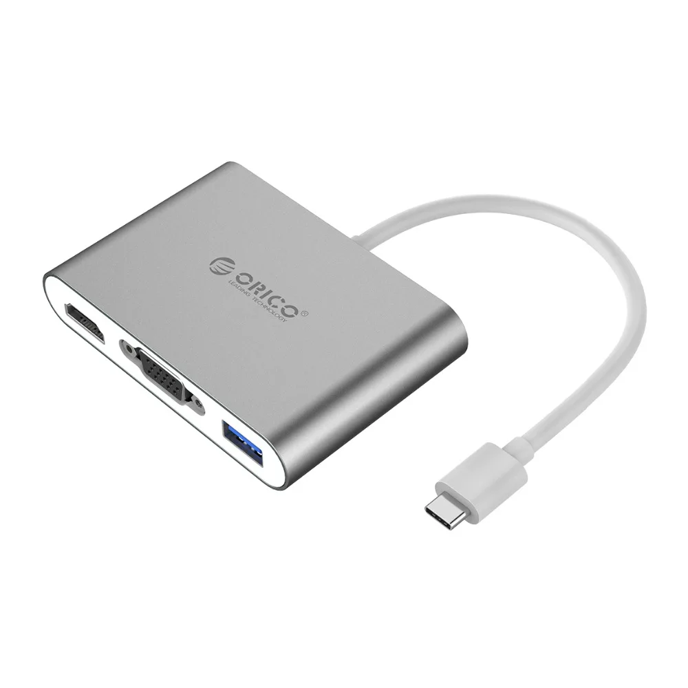 ORICO USB HUB USB C к HDMI RJ45 VGA Тип-C PD адаптер для Mac/samsung Galaxy/huawei Тип C USB 3,0 хаб