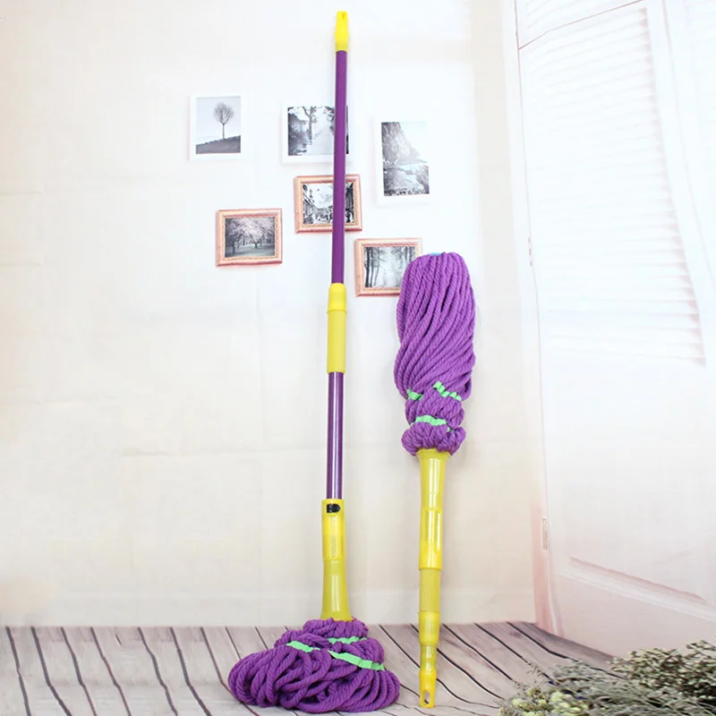 Telescopic Microfiber Mop Head Retractable Magic Mop Rotating Twist