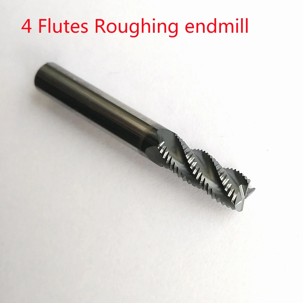 Lot 1pcs 4Flute Hss Long Roughing EndMills Cutting Dia 12mm Length 110mm EndMill