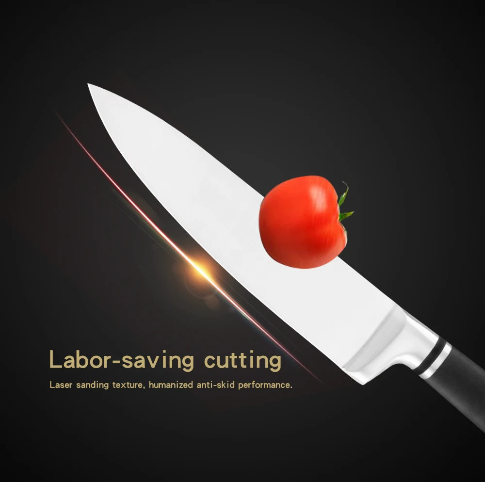Новое поступление, кухонные ножи, нож из нержавеющей стали s, аксессуары для приготовления пищи, нож для очистки овощей, Santoku, набор ножей для нарезки хлеба, шеф-повара