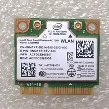 Intel двухдиапазонный беспроводной-AC 7260 802,11 ac WiFi и Bluetooth 4,0 комбинированный WLAN адаптер, CN-0NMTXR