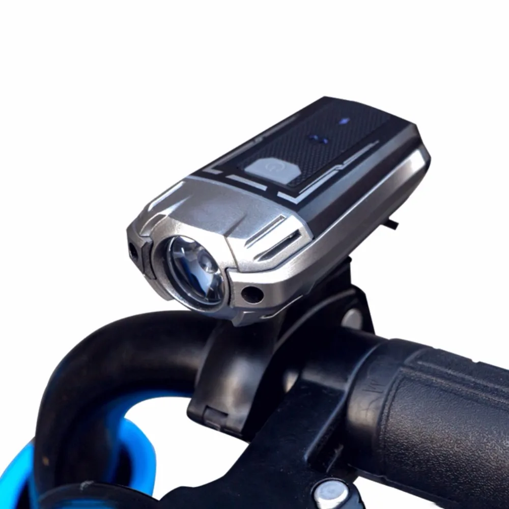 

1pc USB Charger Power Bike Light Waterproof 300 Lumen Bicycle Bell Light LED USB Rechargeable Lamp Front Headlights Bike Light