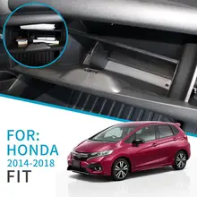 Smabee автомобильный бардачок интервальное хранение для Honda Fit Jazz~ консоль для хранения Tidying Box Центральная коробка для хранения