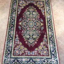 3'X5' 230 линия ручной работы Шелковый Восточный персидский ковер ручной вязки шелковый ковер для украшения дома