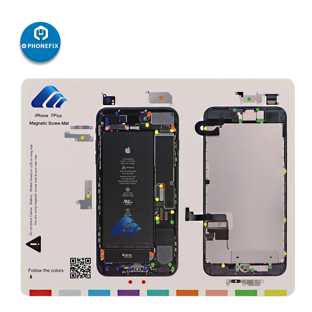 Magnetic Screw Mat Small Parts Organizer Screws Work Mat for iPhone 6 7 8 8P X XS MAX XR Disassembly Magnetic Project Mat Holder