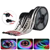WS2812B Светодиодная лента 5050 RGB 5 в 30/60/144LED пикселей ws2812 IC Адресный Цвет RGB Светодиодная лента IP30 IP65 IP67 водонепроницаемая ► Фото 2/6