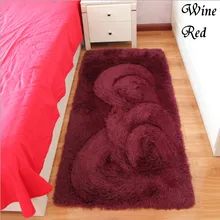 Винно-Красный Прямоугольный Коврик для ванной, ковер для спальни 40x60 см/50x80 см/50x160 см/80x160 см, впитывающий нескользящий коврик