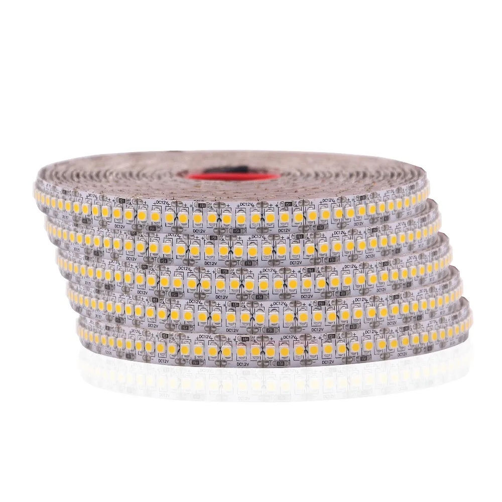 BEILAI SMD 3528 Светодиодная лента 5 м 1200 светодиодный 240 s/M DC 12 В светильник гибкие