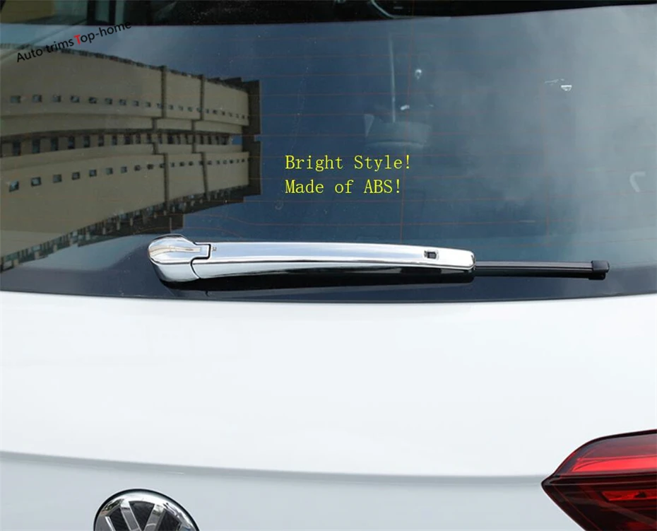 

Yimaautotrims Chrome Rear Windshield Window Wiper Decoration Cover Trim Fit For VW Volkswagen T-Roc 2018 2019 2020 Accessories
