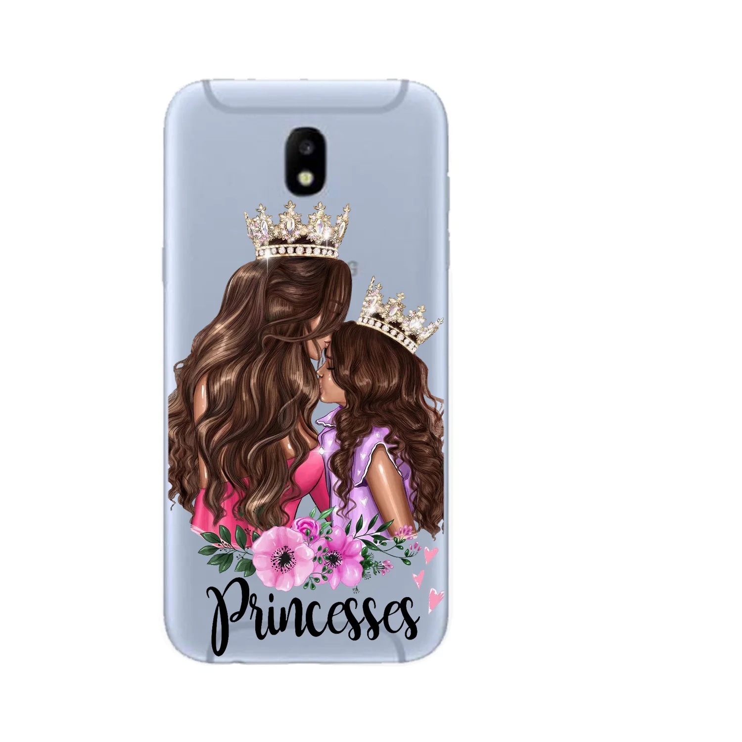 09 Принцесса queen для мамы и маленькой девочки чехол Etui для samsung Galaxy A7 чехол A6 A8 плюс S10 Lite J4 J6 J8 S7 S8 S9Plus Coque Fundas - Цвет: 09