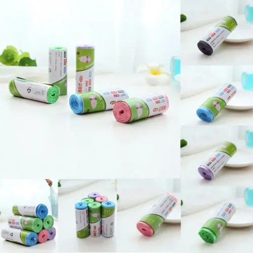 1Roll Small Garbage Bag Trash Bags Durable Disposable Plastic Home Kitchen Tool