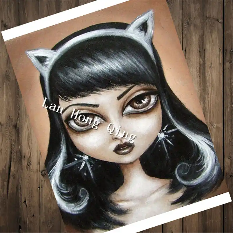 Poster De Papel Kraft Con Diseno De Tatuajes De Alta Calidad Sobre