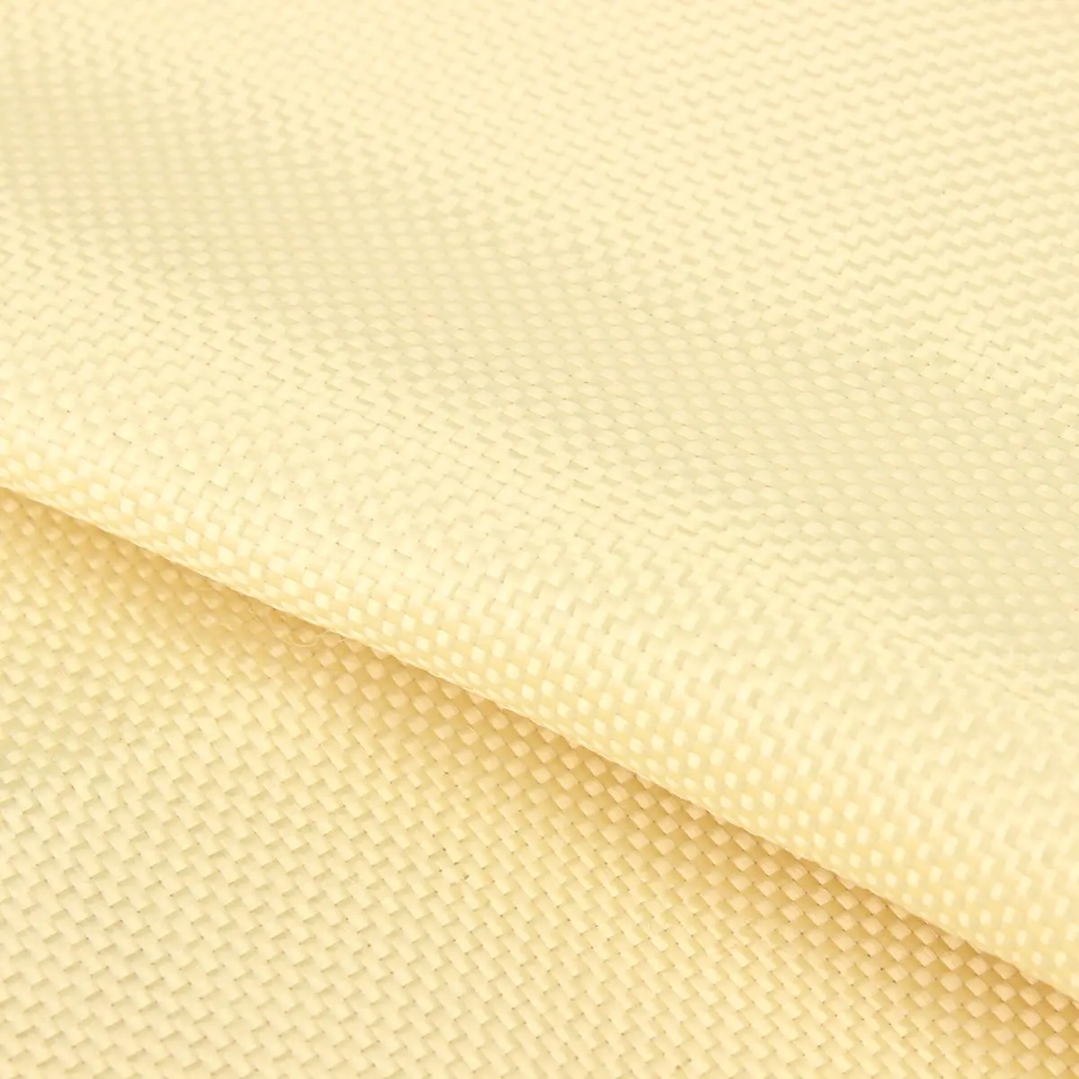 Yellow Color 200gsm Fabric Cloth Woven Aramid Fiber Cloth Plain Weave Cut Resistant 100cm x 30cm High Strength