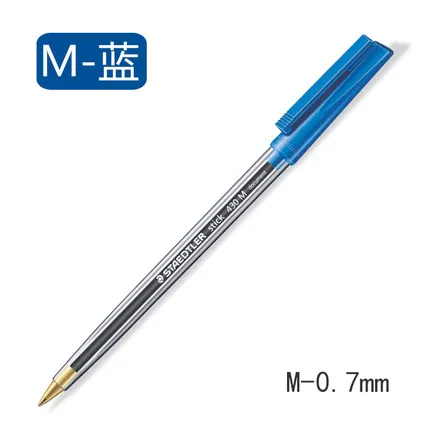 Германия Staedtler 430F& 430 M Armor Warrior шариковая ручка желтая ручка - Цвет: blue M