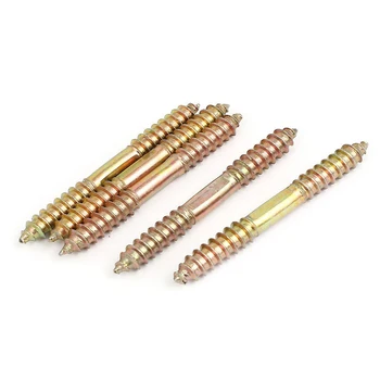 

M8 x 70mm Double Ended Wood to Wood Furniture Fixing Dowel Screw 5Pcs for retails