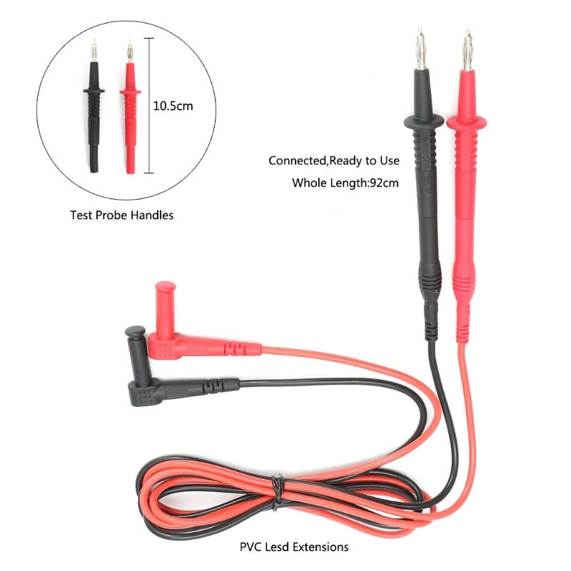 8 шт. Многофункциональный зонд тестовый кабель зажим иглы Набор аксессуар для мультиметра комплект