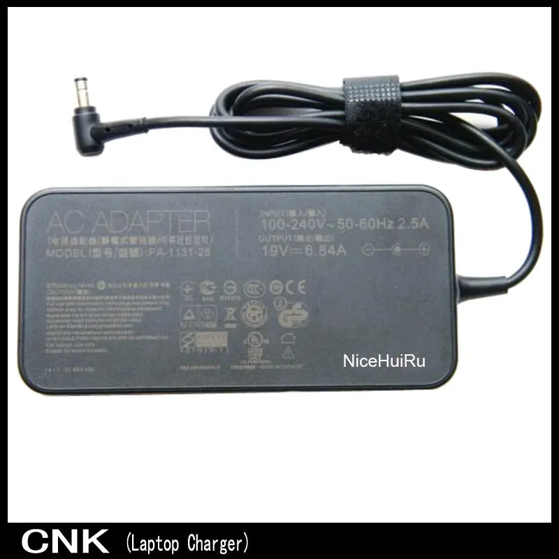 

5.5*2.5 19V 6.84A 130W Power AC Adapter For ASUS N46 N56 G74 G74SX PA-1131-28 ADP-120RH B ADP-120ZB BB PA-1121-04 Laptop Charger
