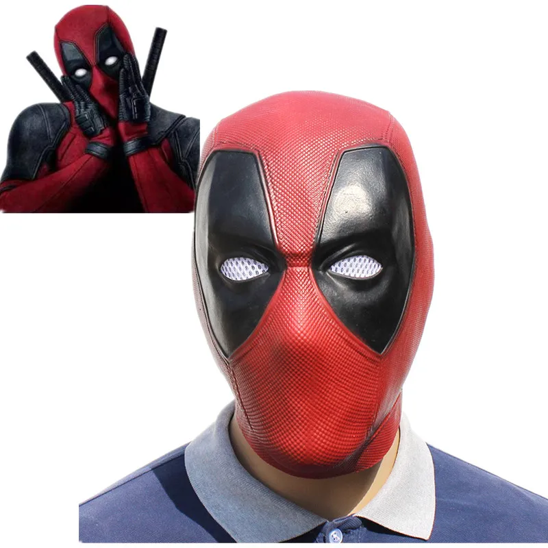 

Deadpool 2 Cosplay prop Full Face Latex Mask Terror Helmet Collectible Halloween Gifts