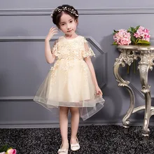 Шаль, свадебное платье с цветочным узором для девочек, бальное платье для малышей, платье для первого причастия, бальное платье, детское платье для конкурса, детская одежда-пачка
